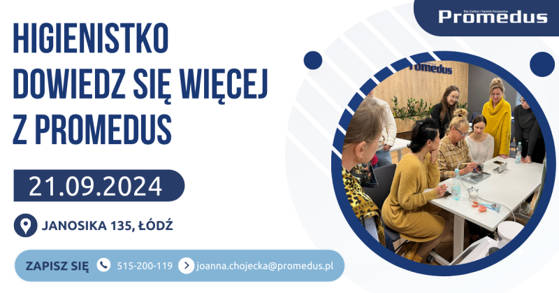 21.09.2024. - Higienistko dowiedz się więcej z Promedus !